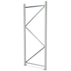 Magazijn stellingen ladder H2000 x D1200 mm. RAL7035 Light grey - Zijpanelen